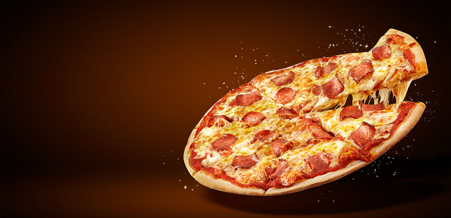 Fresh pepperoni pizza from Burnside Pizzeria in Dartmouth, Nova Scotia